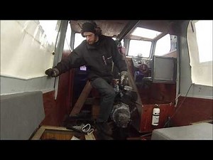 Car engine in a boat!