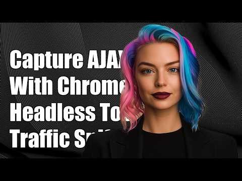 Programmatically capturing AJAX traffic with headless Chrome