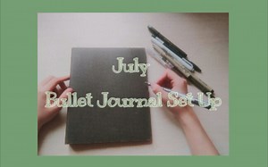 [手账]JULY BULLET JOURNAL SET UP （七月子弹日记设置）