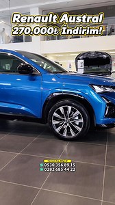🚗 Renault Austral Techno 🔥 270.000 TL indirim fırsatıyla sınırlı sayıda Buhari Otomotiv’de! Bu özel avantajı kaçırmayın. 📍 Buhari Otomotiv - Renault Dacia Yetkili Bayi 📞 0530 356 89 15 | Buhari Otomotiv