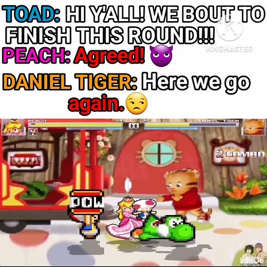 Round 2: Toad & Princess Peach vs Daniel Tiger! (Nintendo vs PBS)