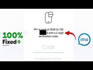 How to Fix Imo Verification Code Not Received | Imo OTP Problem Solved