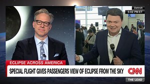 Special flight gives view of solar eclipse from the sky