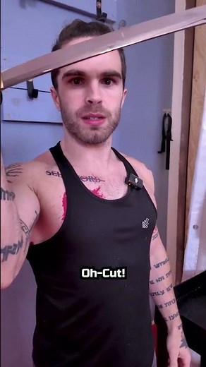 David Used Reverse Grip on a Sword?! #sword #meme #funny