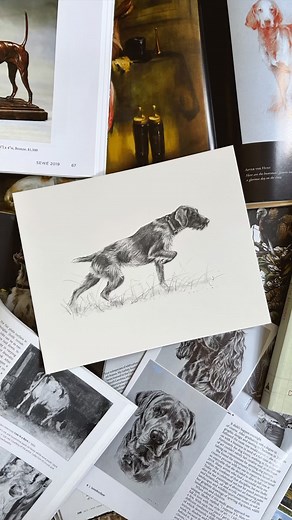 2.7K views | RESTOCKED - Elegant bird dog prints. Artist Shelby Hamilton celebrating the ones who stand loyal in the field and faithful at home. | Shelby Hamilton Art | Facebook