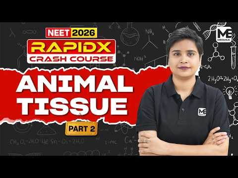 NEET 2026 Crash Course – Rapid X | Animal Tissue - Part 2 | Complete Revision | Meduhub NEET UG