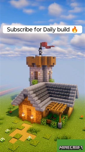 Minecraft Starter Castel #minecraft #minecraftshorts #house