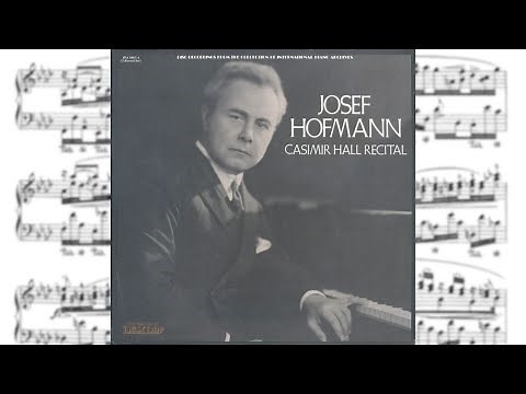 Josef Hofmann - The Casimir Hall Recital WITH SCORE (Beethoven, Schumann, Chopin)