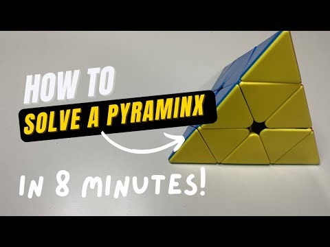 How to Solve a Pyraminx. (Beginner method)