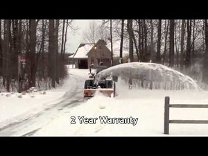 WoodMaxx SB-60 ($2,295.00) PTO Snow Blower 2014 Action Video