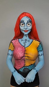 Sally body paint art | Geena Paints
