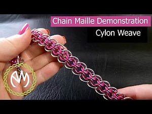 Chain Maille Tutorial - Cylon Weave (Redo)