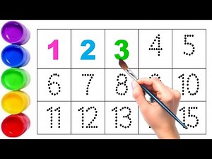 ✨ Learn to Count 1 to 15 🎨 | Number +Tracing | Kids Counting| Preschool Learning | ABC123 Magic M...