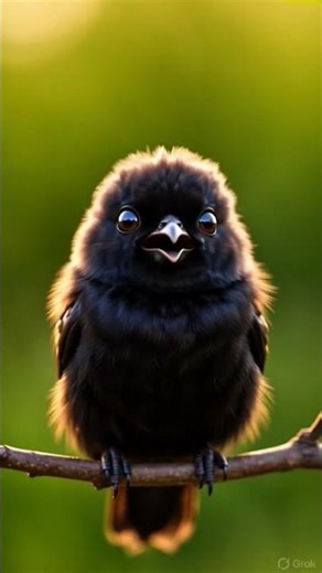 The Cutest Baby Crow Ever 🐦‍⬛✨ | Adorable Caw Caw Moment