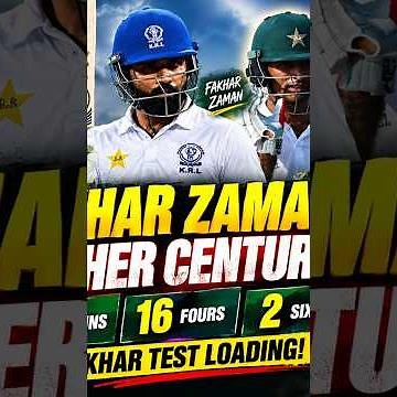 16 Fours & 2 BIG Sixes! Fakhar Zaman Hits Another Century | 3 Centuries in 2 Months