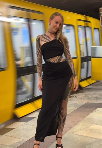 Waiting for the metro