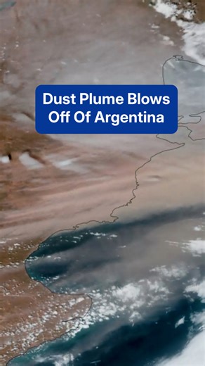 A powerful storm in the Drake Passage launched a massive amount of dust hundreds of miles through the air. | The Weather Channel