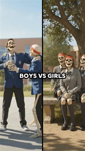 👦 Boy vs 👧 Girl at School – Who Makes More Friends #shorts #viral #comparison