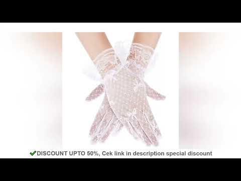 Bridal Wrist Gloves Short Lace Gloves Tea Party Gloves Women Lace Gloves Banquet Gloves Opera