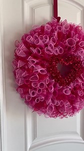 Valentine Deco Mesh Wreath