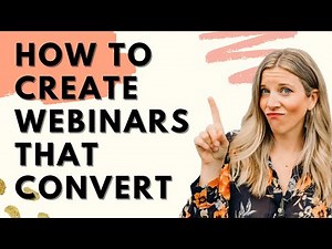 The Five Keys to Creating WEBINARS THAT CONVERT!