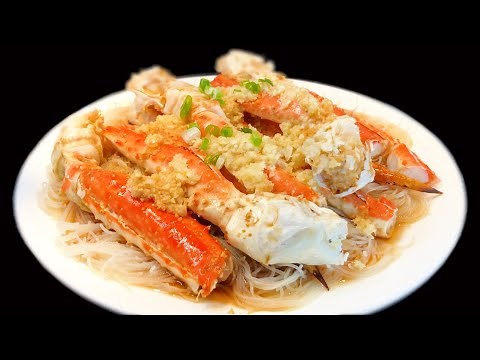 Garlic King Crab | Super Delicious and Simple Recipe | Chinese Cuisine