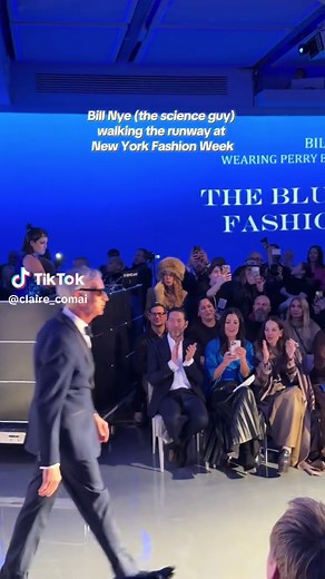 Bill Nye Shines at New York Fashion Week