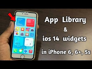 ios 14 App library & ios 14 widgets in ios 12.5.1