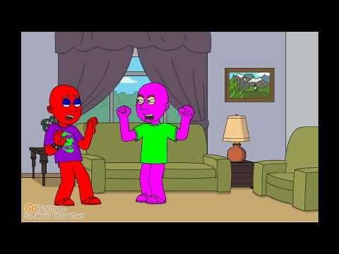 Evil Barney Sneaks Into Barney's House and Gets Grounded