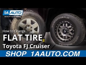 How to Change Flat Tire 07-14 Toyota FJ Cruiser