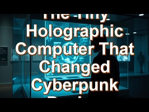 The Tiny Holographic Computer That Changed Cyberpunk Design