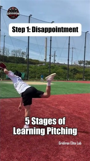 The 5 stages of learning to PITCH! ⚾️🤣 #shorts #baseball #mlb