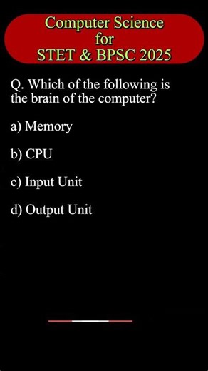 Computer Science for STET & BPSC 2025 #stet #bpsc #bpsctre4 #biharstet