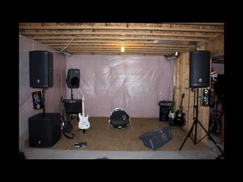Transforming my basement into the "Band Room"