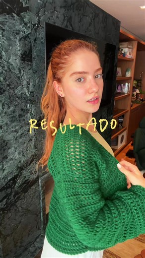 Diagnostico: viciada em fazer minhas próprias roupas. 🥹💚 #crochet #crochê #knitting #diy #vlog