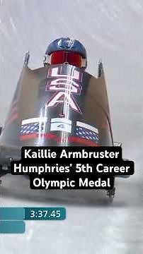 Kaillie Armbruster Humphries' 5th Career Olympic Medal