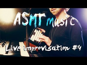 ASMR Music - Live improvisation #4 | Piano, singing, keyboard lubed switches #asmrmusic