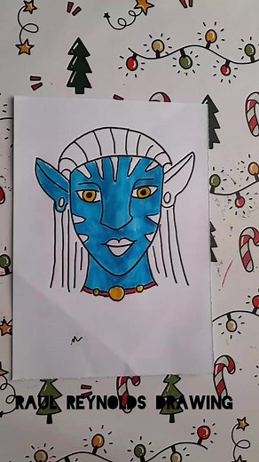 Avatar The Way Of Water Drawing #fypシ #foryoupage #xyzbca #avatar