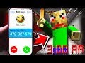 HOW TO CALL BALDI BASIC'S in Minecraft at 3:00AM **REAL**