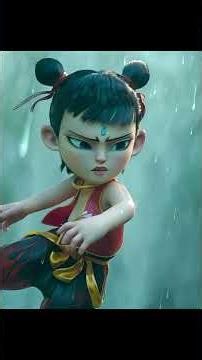 Nezha Nearly Dies vs Demon Master Shen Zhengdao 💀 ❄️ #nezha #animation
