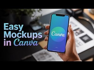Make Canva Mockups in 2 Minutes! Beginner Tutorial for Etsy Sellers!