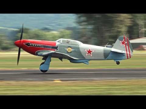 Incredible V12 Engine Sound - Rare Two-Seat Yak-3 "Full Noise"