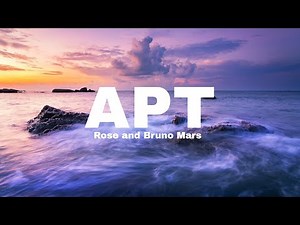 ROSÉ & Bruno Mars - Apt(Lyric Video) | Vibrant Visuals