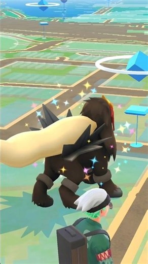 How? Caught Shiny Legendary Entei from Wild ( old ) #shorts #entei #shiny #caught #ultragoo