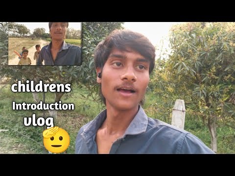 Childrens introduction vlog|| on my youtube channel