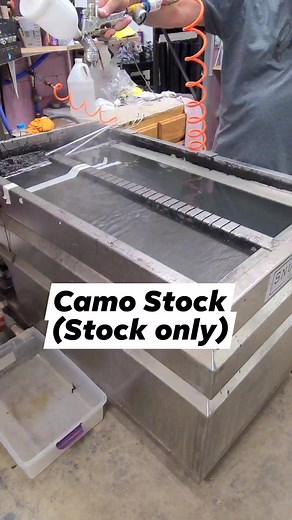 Dipping one side at a time #hydrodipping #hydrographics #familybusiness #camo #stock #custom #foryou #fyp | Southern Missouri Hydrographics