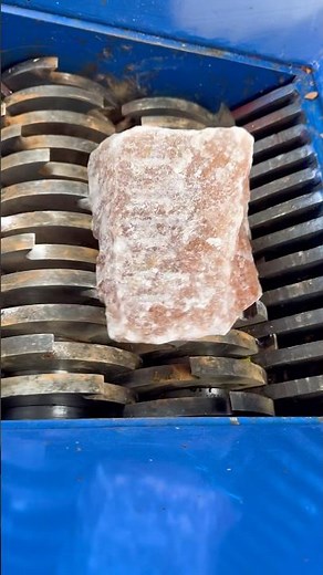 Pink Salt vs Industrial Shredder