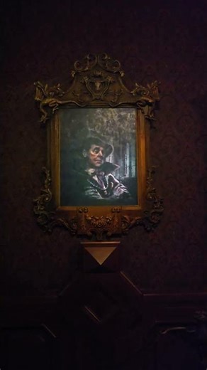 A Haunted Painting in Phantom Manor at Disneyland Paris