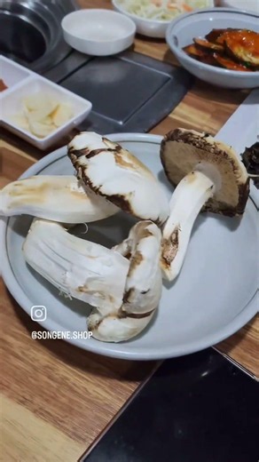 자연산 송이버섯, 직접 손질하면 이렇게 다릅니다 (참조은식품)