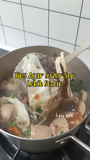 Tips Membuat Sayur Sop Lezat Dengan Minyak Bawang Putih